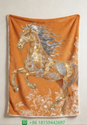 Hermes Throw Blankets